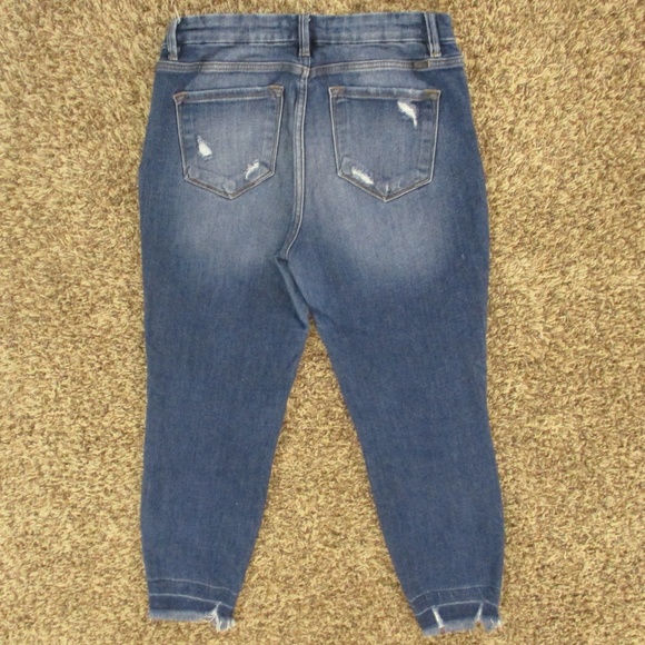 Kancan Jeans Women's 30 Dark Wash‎ Eliza High Rise Ankle Skinny Stretch Denim - Picture 2 of 7